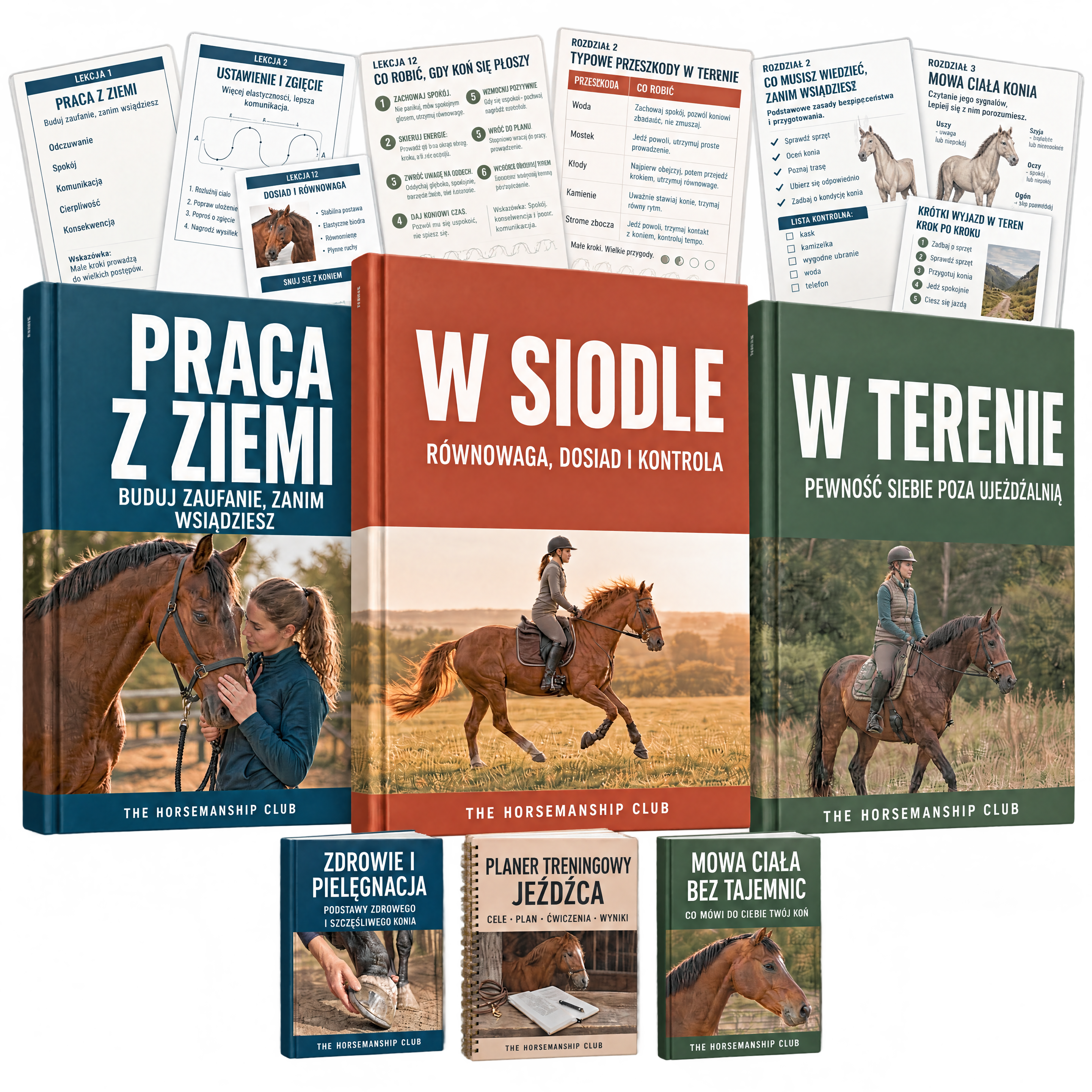 Wielki Podręcznik Jeździecki - 3 tomy i 3 bonusy